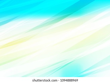 Light Blue, Yellow vector doodle blurred template. Brand new colored illustration in blurry style with doodles. The template can be used as a background for cell phones.