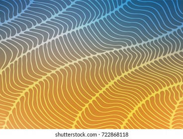 Light Blue, Yellow vector doodle blurred template. Creative illustration in blurred style with doodles. The pattern can be used for wallpapers and coloring books.