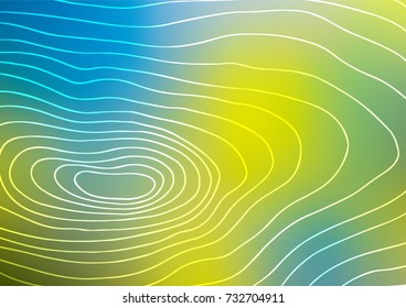 Light Blue, Yellow vector doodle blurred pattern. Decorative shining illustration with doodles on abstract template. The completely new template can be used for your brand book.