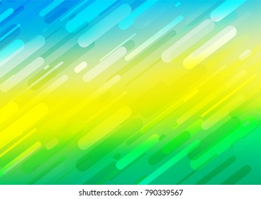 Light Blue, Yellow vector doodle blurred texture. Creative illustration in blurred style with doodles and Zen tangles. A completely new design for your business.