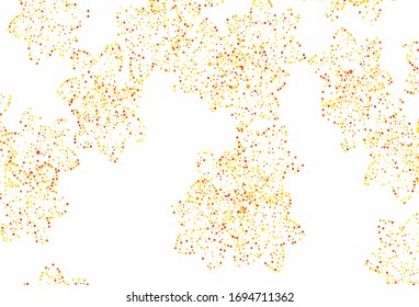 Light Blue, Yellow vector elegant pattern with flowers. Shining colored illustration with flowers. Doodle design for your web site.