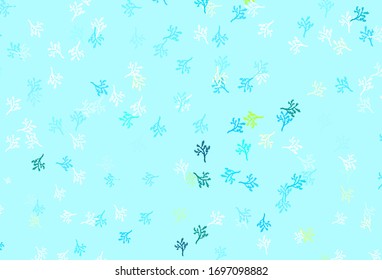 Diseño elegante vectorial amarillo claro con sakura. Decoración de estilo indio sobre fondo blanco. El mejor diseño para su negocio.