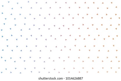 Light Blue, Yellow vector geometric simple minimalistic background, which consist of triangles on white background. Triangular pattern with gradient for your business design. 