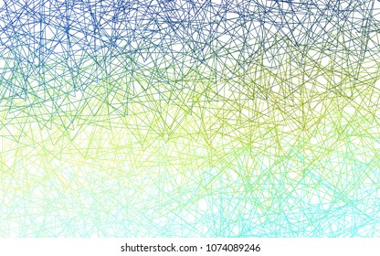 Light Blue, Yellow vector geometric simple minimalistic background, which consist of triangles on white background. Triangular pattern with gradient for your business design. 