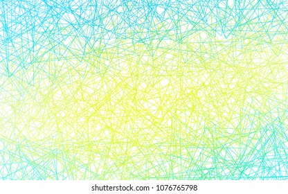 Light Blue, Yellow vector geometric simple minimalistic background, which consist of triangles on white background. Triangular pattern with gradient for your business design. 