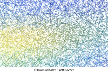 Light Blue, Yellow vector geometric simple minimalistic background, which consist of triangles on white background. Triangular pattern with gradient for your business design. 