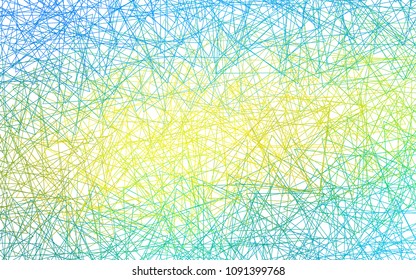 Light Blue, Yellow vector geometric simple minimalistic background, which consist of triangles on white background. Triangular pattern with gradient for your business design. 