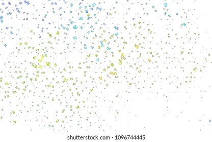 Light Blue, Yellow vector geometric simple minimalistic background, which consist of triangles on white background. Triangular pattern with gradient for your business design. 