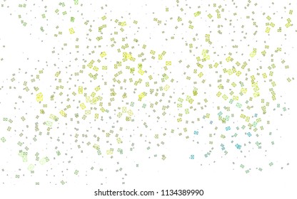 Light Blue, Yellow vector geometric simple minimalistic background, which consist of triangles on white background. Triangular pattern with gradient for your business design. 