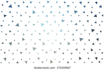 Light Blue, Yellow vector geometric simple minimalistic background, which consist of triangles on white background. Triangular pattern with gradient for your business design. 