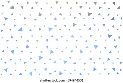 Light Blue, Yellow vector geometric simple minimalistic background, which consist of triangles on white background. Triangular pattern with gradient for your business design. 