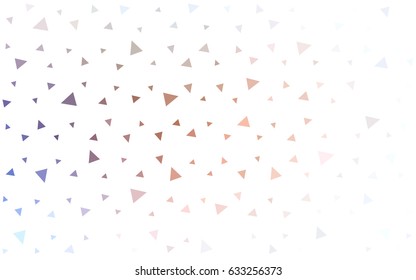 Light Blue, Yellow vector geometric simple minimalistic background, which consist of triangles on white background. Triangular pattern with gradient for your business design. 