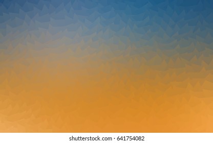 Light Blue, Yellow vector geometric simple minimalistic background, which consist of triangles on white background. Triangular pattern with gradient for your business design. 