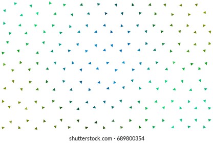 Light Blue, Yellow vector geometric simple minimalistic background, which consist of triangles on white background. Triangular pattern with gradient for your business design. 