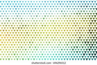 Light Blue, Yellow vector geometric simple minimalistic background, which consist of triangles on white background. Triangular pattern with gradient for your business design. 