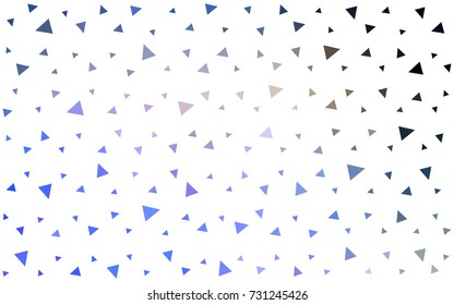 Light Blue, Yellow vector geometric simple minimalistic background, which consist of triangles on white background. Triangular pattern with gradient for your business design. 