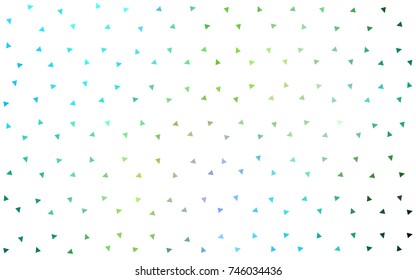 Light Blue, Yellow vector geometric simple minimalistic background, which consist of triangles on white background. Triangular pattern with gradient for your business design. 