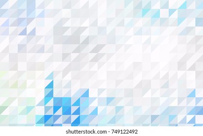 Light Blue, Yellow vector geometric simple minimalistic background, which consist of triangles on white background. Triangular pattern with gradient for your business design. 