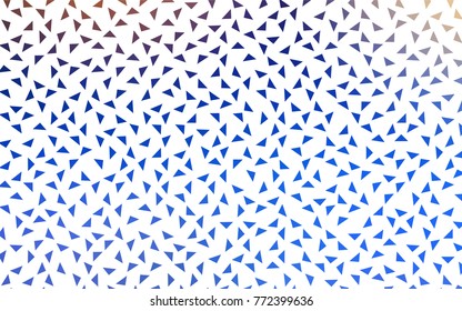 Light Blue, Yellow vector geometric simple minimalistic background, which consist of triangles on white background. Triangular pattern with gradient for your business design. 