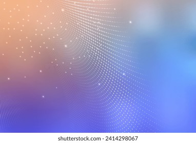 Light Blue, Yellow vector Glitter abstract illustration with blurred drops of rain. Modern abstract illustration with colorful water drops. Elegant design for wallpapers.