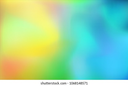 Light Blue, Yellow vector glossy abstract backdrop. An elegant bright illustration with gradient. Brand-new style for your business design.