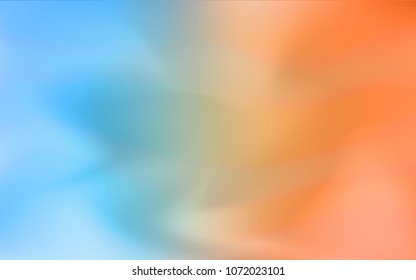 Light Blue, Yellow vector glossy abstract cover. Colorful abstract illustration with gradient. A completely new template for your business design.