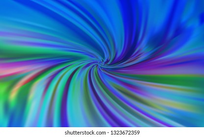 Light Blue, Yellow vector glossy abstract backdrop. Creative illustration in halftone style with gradient. Blurred design for your web site.