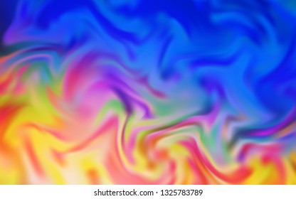 Light Blue, Yellow vector glossy abstract layout. An elegant bright illustration with gradient. Background for a cell phone.