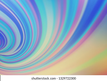 Light Blue, Yellow vector glossy abstract template. Colorful illustration in blurry style with gradient. Brand new style for your business design.
