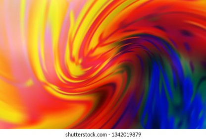 Light Blue, Yellow vector glossy abstract layout. Shining colored illustration in smart style. New design for your business.