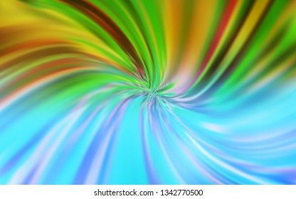 Light Blue, Yellow vector glossy abstract backdrop. An elegant bright illustration with gradient. Background for designs.