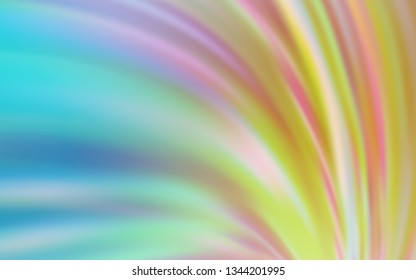 Light Blue, Yellow vector glossy abstract backdrop. Creative illustration in halftone style with gradient. Background for a cell phone.