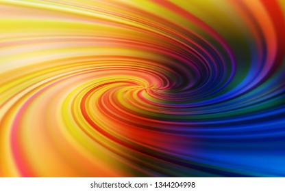 Light Blue, Yellow vector glossy abstract layout. Colorful illustration in abstract style with gradient. New style design for your brand book.