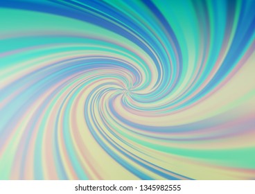 Light Blue, Yellow vector glossy abstract background. Creative illustration in halftone style with gradient. Brand new style for your business design.