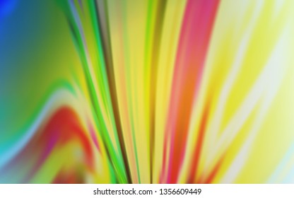 Light Blue, Yellow vector glossy abstract backdrop. Colorful illustration in abstract style with gradient. Elegant background for a brand book.