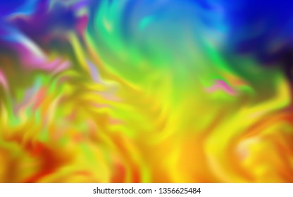 Light Blue, Yellow vector glossy abstract layout. An elegant bright illustration with gradient. New design for your business.
