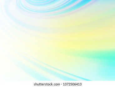 Light Blue, Yellow vector glossy abstract background. A completely new color illustration in a bokeh style. The template for backgrounds of cell phones.