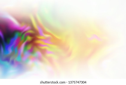 Light Blue, Yellow vector glossy abstract backdrop. Glitter abstract illustration with gradient design. Blurred design for your web site.