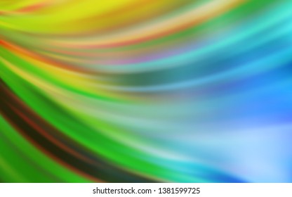 Light Blue, Yellow vector glossy abstract layout. Modern abstract illustration with gradient. Smart design for your work.