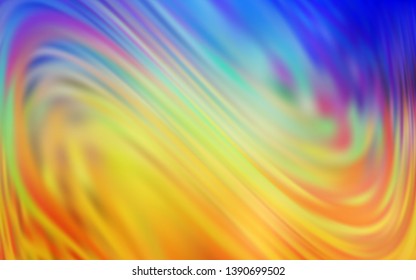 Light Blue, Yellow vector glossy abstract background. Colorful illustration in abstract style with gradient. Smart design for your work.