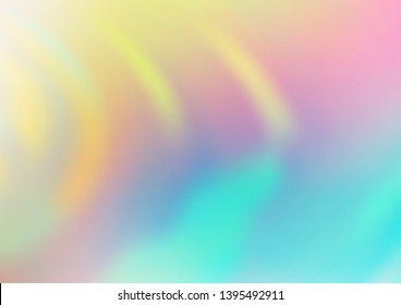Light Blue, Yellow vector glossy bokeh pattern. Creative illustration in halftone style with gradient. The elegant pattern for brand book.