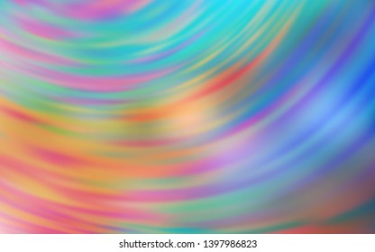 Light Blue, Yellow vector glossy abstract layout. Shining colored illustration in smart style. Completely new design for your business.