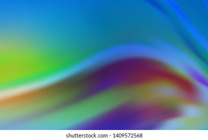 Light Blue, Yellow vector glossy abstract layout. Shining colored illustration in smart style. New design for your business.