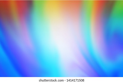 Light Blue, Yellow vector glossy abstract backdrop. Glitter abstract illustration with gradient design. The best blurred design for your business.