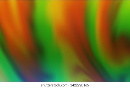 Light Blue, Yellow vector glossy abstract layout. Colorful abstract illustration with gradient. Completely new design for your business.