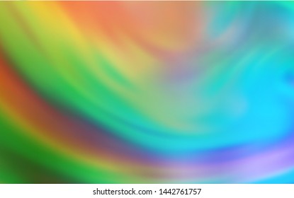 Light Blue, Yellow vector glossy abstract layout. Glitter abstract illustration with gradient design. Blurred design for your web site.