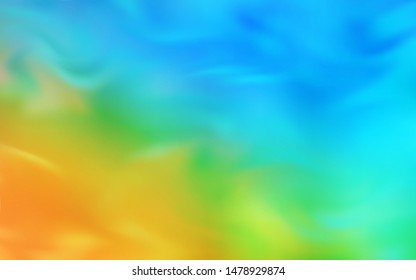Light Blue, Yellow vector glossy abstract layout. An elegant bright illustration with gradient. Background for a cell phone.