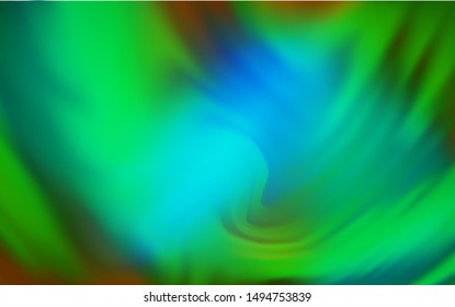 Light Blue, Yellow vector glossy abstract background. An elegant bright illustration with gradient. Background for designs.