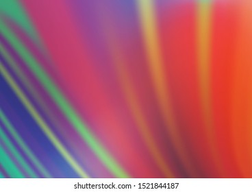 Light Blue, Yellow vector glossy abstract template. Modern geometrical abstract illustration with gradient. Brand new style for your business design.
