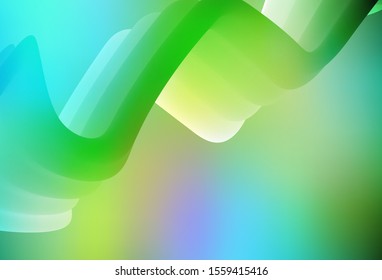 Light Blue, Yellow vector glossy abstract background. Colorful illustration in abstract style with gradient. Blurred design for your web site.